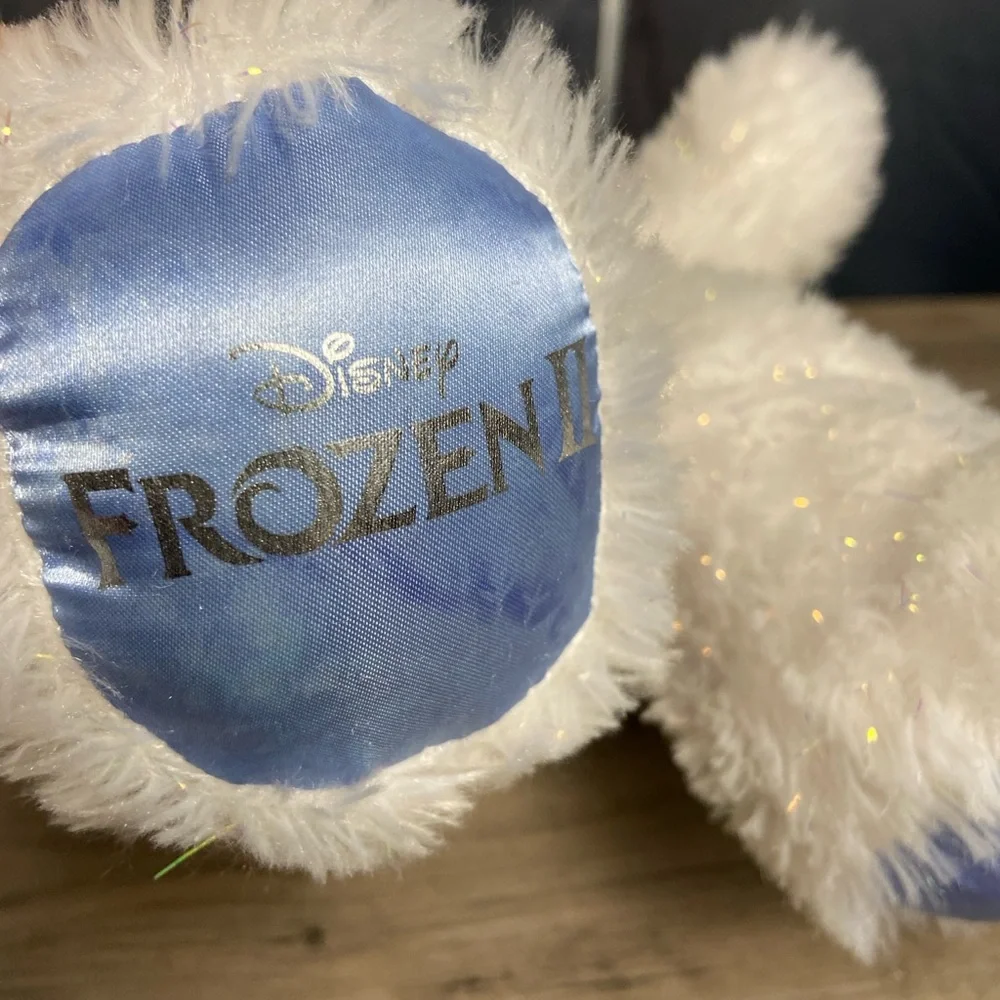 Build A Bear 2019 Disney *Frozen 2* Elsa* White Sparkle Bear, 17”‎